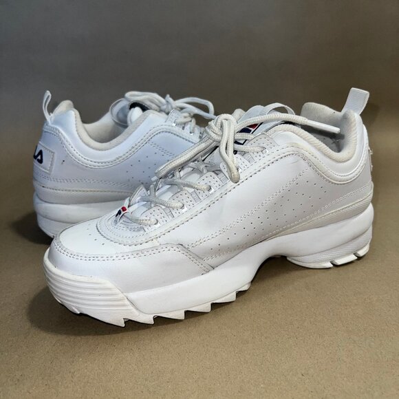 FILA DISRUPTOR II PREMIUM Women's Sneakers White 8.5 - Picture 5 of 9